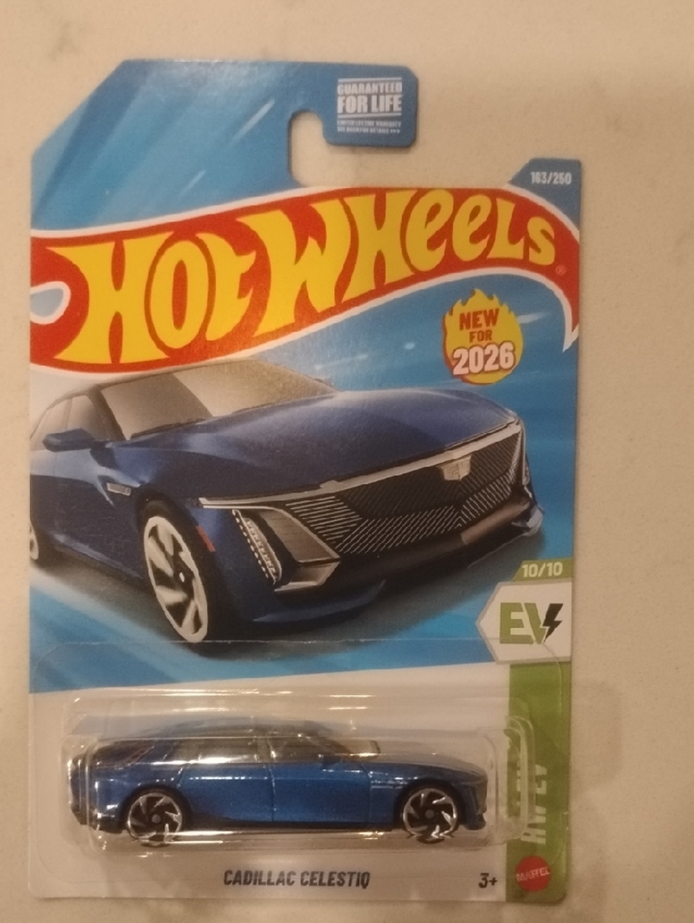 Mattel Hot Wheels Cadillac Celestio Blue Toy Car